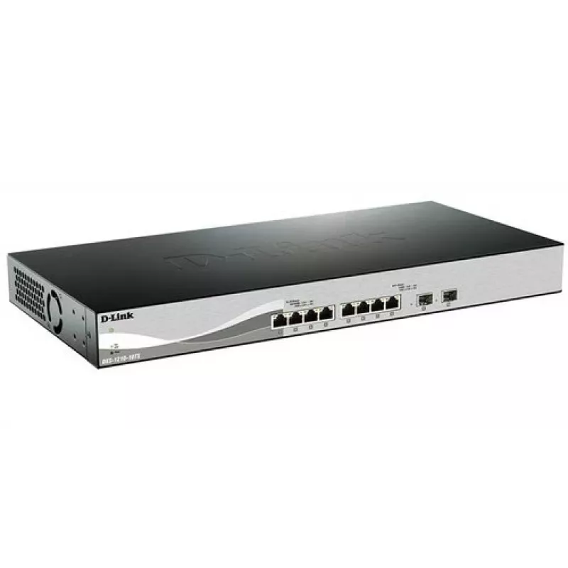 D-Link DXS-1210-10TS Valdomas L2/L3 10G Ethernet (100/1000/10000) 1U Juodas, Sidabrinis