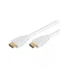 Goobay HDMI kabelis 5 m, A tipo kištukas – kištukas, 18 Gbit/s, baltas