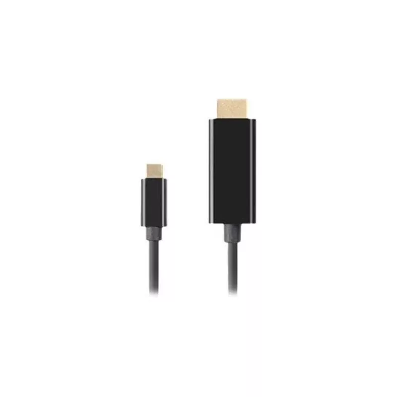 Adapteris LANBERG CA-CMHD-10CU-0030-BK, USB Type-C į HDMI 2.0, 3 m, 18 Gbit/s, 4K