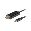 Laidas adapteris Lanberg CA-CMHD-10CU-0018-BK 1,8 m USB Type-C į HDMI