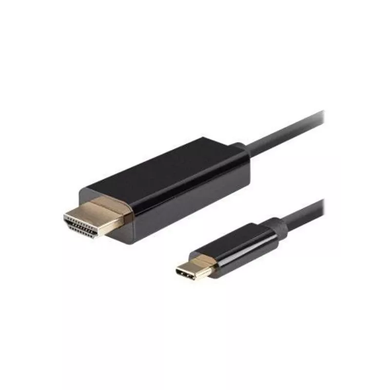 Laidas adapteris Lanberg CA-CMHD-10CU-0018-BK 1,8 m USB Type-C į HDMI