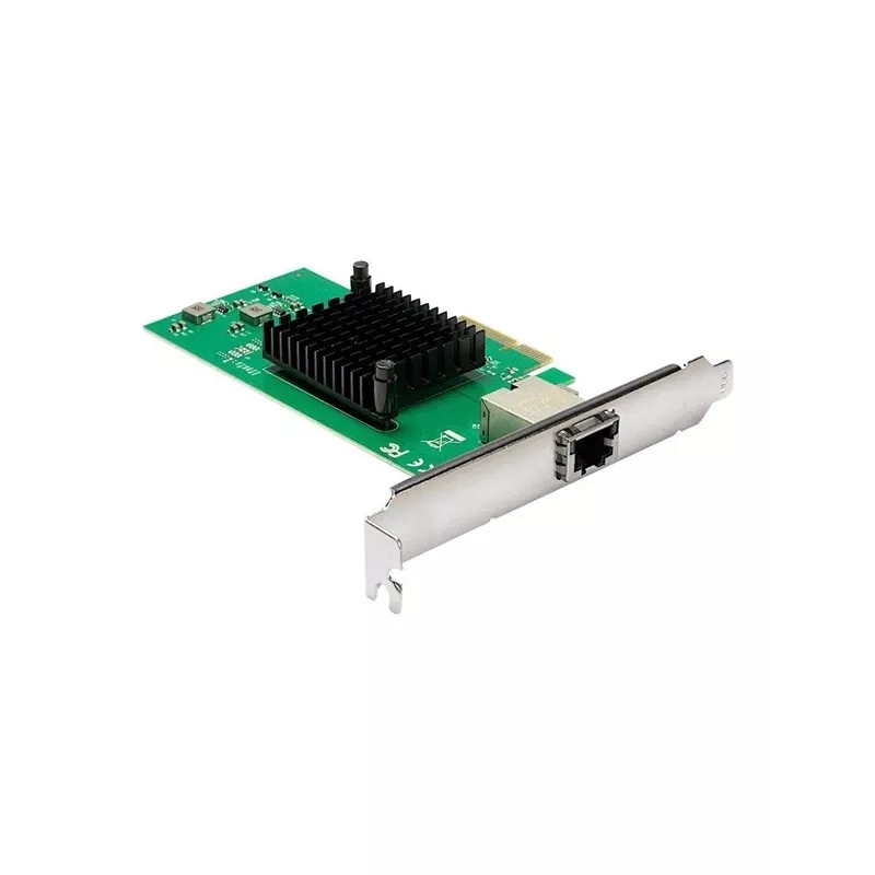 Inter-Tech ST-7267 PCIe tinklo plokštė RJ-45 10 Gbit/s žalia sidabrinė