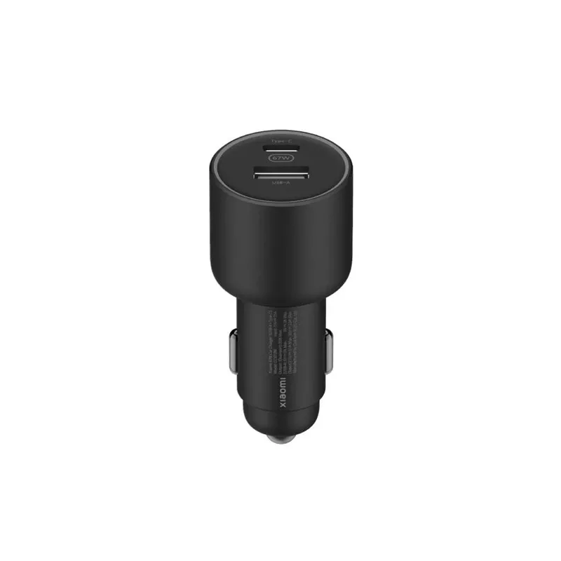 Xiaomi 43907 automobilinis įkroviklis 67W su USB-C ir USB-A, juodas