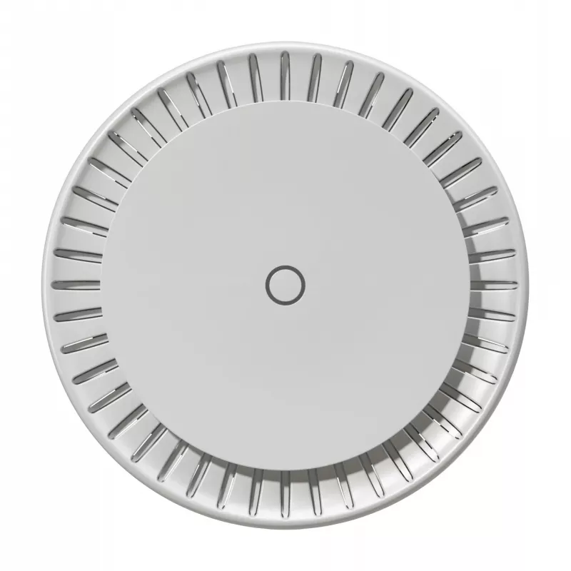 Prieigos taškas MikroTik cAP ax lubų montavimui Wi‑Fi 6 dviejų juostų 2,4 GHz/5 GHz, 1774 Mbps, 2x RJ45, IP20, RouterOS