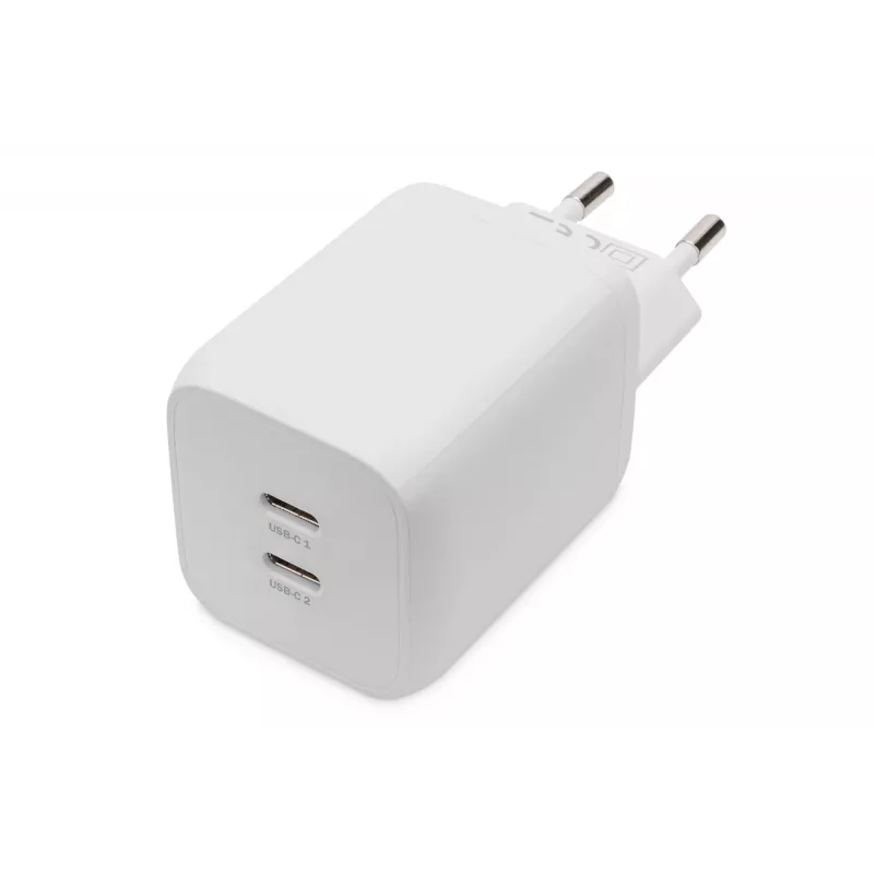Digitus USB-C įkroviklis, 2 prievadai, 65W GaN