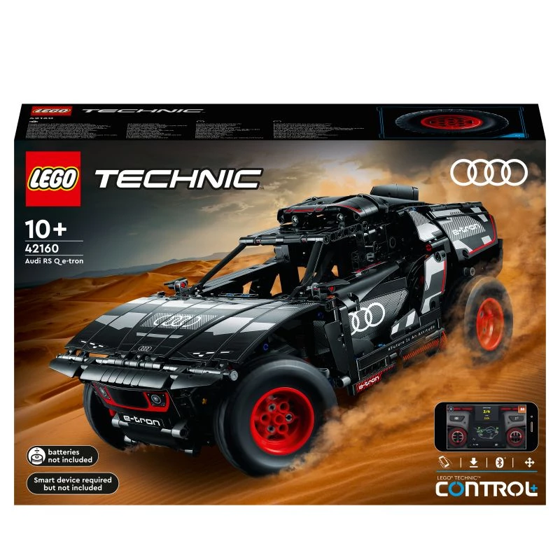 LEGO Technic visureigis Audi RS Q e-tron 42160 – 914 dalių, nuo 10 metų