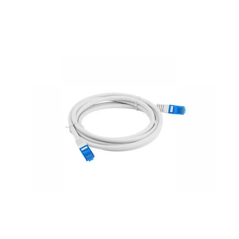 Tinklo kabelis LANBERG Cat6a S/FTP PCF6A-10CC-0100-S, 1 m, RJ-45, pilkas, LSZH, 500 MHz