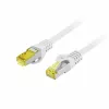 Tinklo jungiamasis kabelis Lanberg PCF6A-10CU-0025-S RJ45 Cat6a 0,25 m pilkas