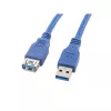 Prailginimo laidas USB 3.0 AM-AF mėlynas 3 m