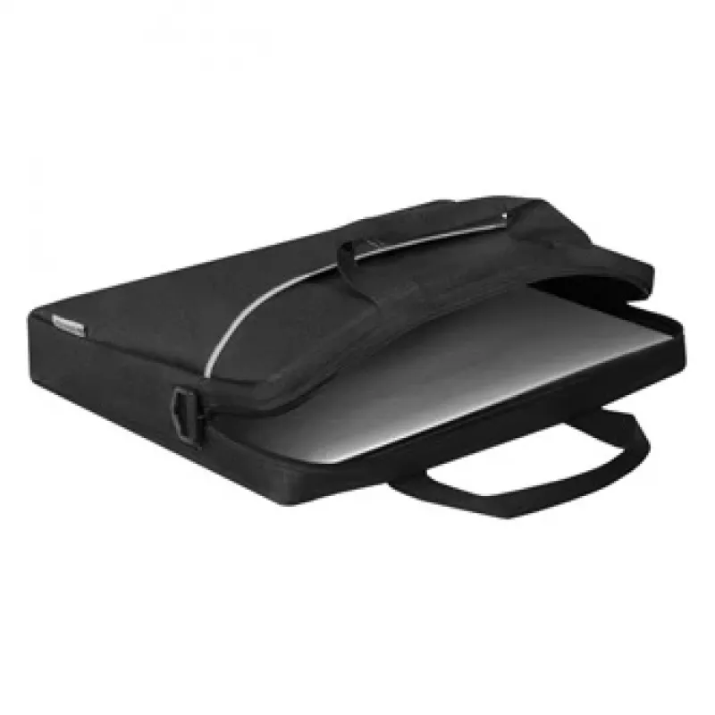 Dėklas nešiojamam kompiuteriui DEFENDER Lite 39,6 cm (15,6 colio) juodai pilkas, poliesteris, užtrauktukas, rankena, nuimamas peties diržas