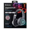 Ausinės DEFENDER FREEMOTION B571 LED belaidės dvikanalės, 4 cm tvarkyklės, 6–8 h baterija, uždaro akustinio tipo, 20–20000 Hz