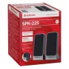 Garsiakalbiai DEFENDER SPK-225 laidiniai 2.0, 4 W RMS, USB/DC 5V, 3,5 mm, juodi