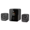 2.1 kompiuterinės garsiakalbių sistemos DEFENDER V12 11W RMS USB, 3,5 mm, žemų dažnių garsiakalbis, juoda, 223×115×130 mm