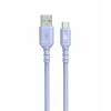 TB Laidas USB-A – USB-C violetinis 1m