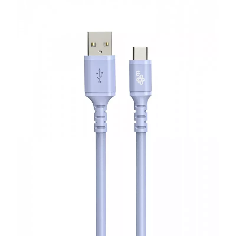 TB Laidas USB-A – USB-C violetinis 1m