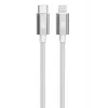 TB laidas USB-C – Lightning pintas 1 m, sidabrinis