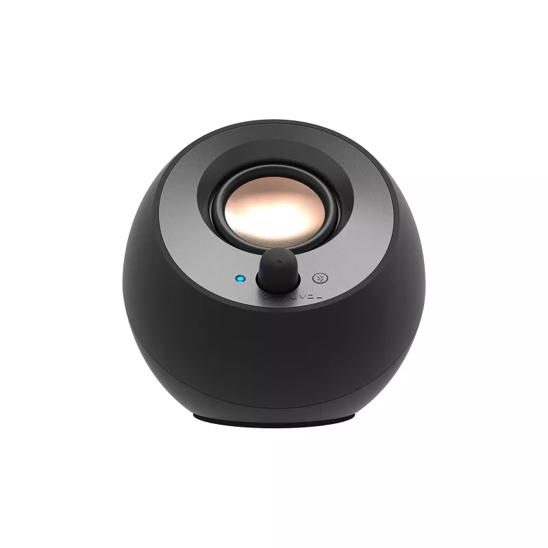 CREATIVE Pebble V3 minimalistiniai 2.0 USB-C staliniai garsiakalbiai su USB garsu, Clear Dialog, Bluetooth 5.0, 8W RMS (16W maks.)