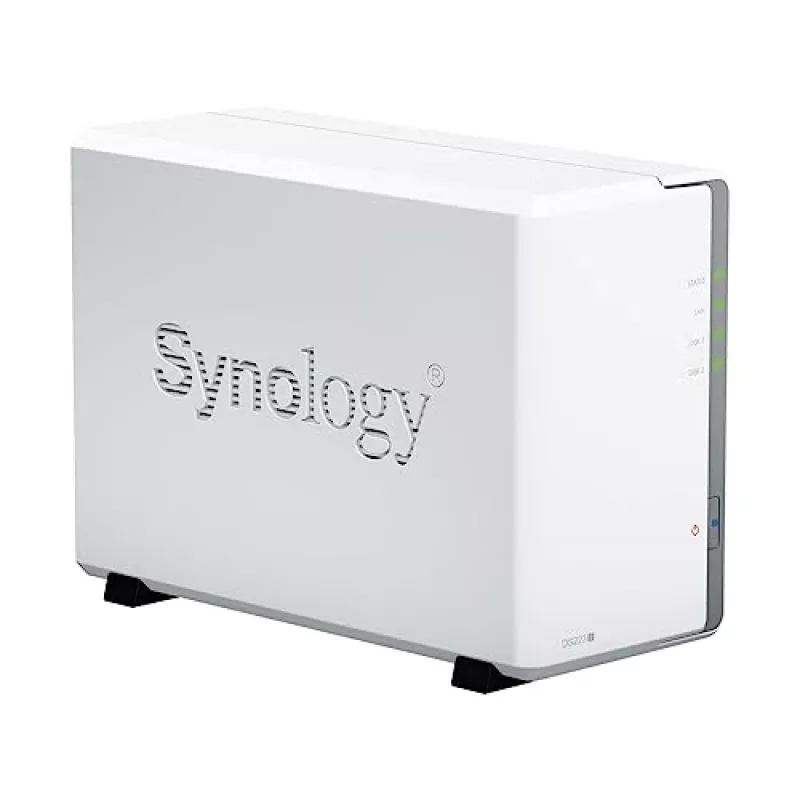 Synology DiskStation DS223J NAS / saugojimo serveris stalinis Realtek RTD1619B 1 GB DDR4 DiskStation Manager balta