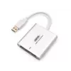 Unitek Y-9313 atminties kortelių skaitytuvas USB 3.2 Gen 1 (3.1 Gen 1), sidabrinis