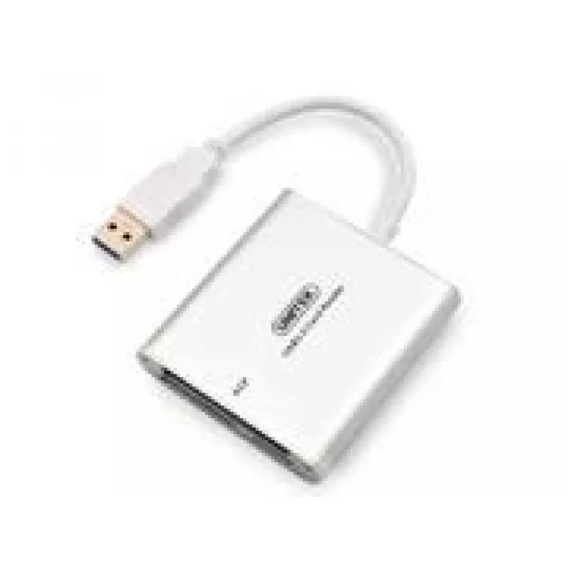 Unitek Y-9313 atminties kortelių skaitytuvas USB 3.2 Gen 1 (3.1 Gen 1), sidabrinis