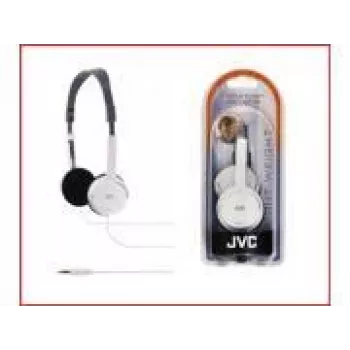 JVC HA-L50W lengvos ausinės (baltos), laidinės, 18–22000 Hz, muzikai, 46 g