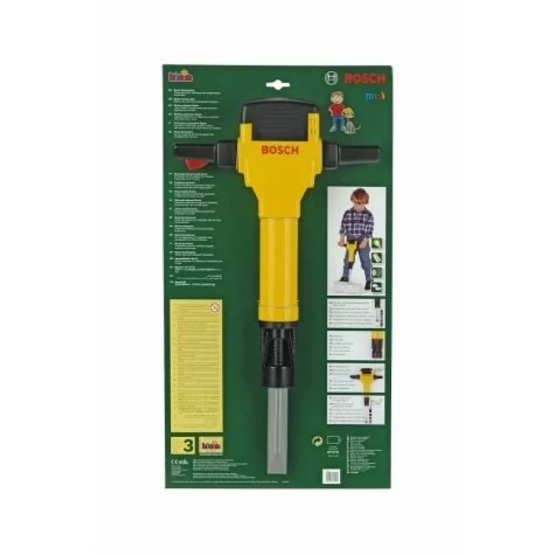 Theo Klein 8405 Bosch elektrinis plaktukas su garsu ir šviesa, 28 cm