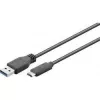 Wentronic Goobay USB 3.0 SuperSpeed laidas USB-C™, 3 m - USB 3.0 kištukas (A tipas) > USB-C kištukas (73141)