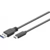 Wentronic Goobay USB 3.0 SuperSpeed laidas USB-C™, 0,15 m - USB 3.0 kištukas (A tipas) > USB-C kištukas (45247)
