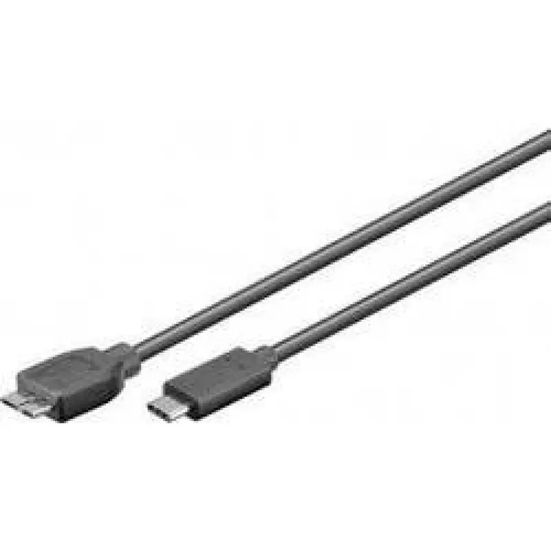 Wentronic goobay USB laidas - Micro-USB B (vyriškas) į USB-C (vyriškas) - USB 3.1 - 60 cm - apverčiamas C kištukas (67995)
