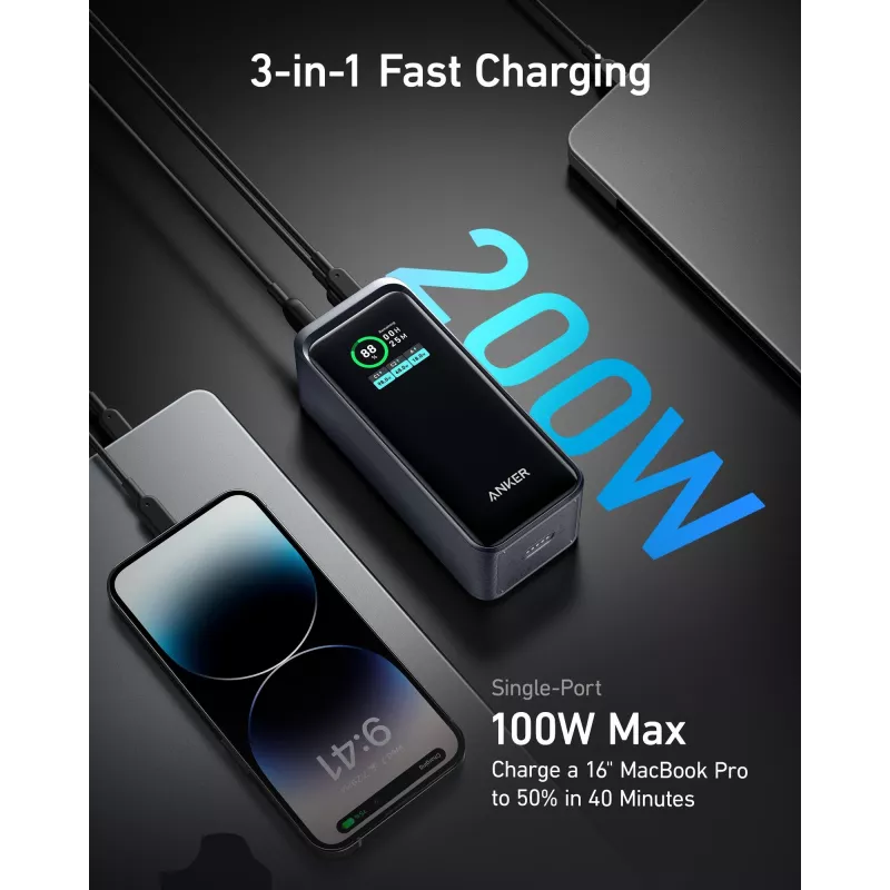 Nešiojamas įkroviklis Anker Prime 20000 mAh