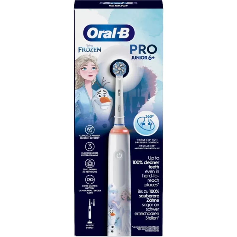 Sukamasis dantų šepetėlis Oral-B PRO Junior Frozen