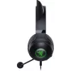 Ausinės žaidimams Razer Kraken Kitty V2 - Juodos, su kačių auselėmis ir RGB apšvietimu