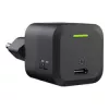 Mobiliojo įrenginio įkroviklis Green Cell CHARGC06, USB-C 33W, Quick Charge 3.0, AC 100–240V, juodas