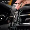 USAMS automobilinis telefono laikiklis 4,7–7 colių universalus gravitacinis stovas su ventiliacijos angos spaustuku GPS palaikymas iPhone Xiaomi Samsung
