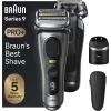 Braun Series 9 Pro+ 9565cc šlapiui ir sausam skutimui folijos skustuvas su trimeriu Metallic