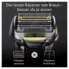 Braun Series 9 Pro+ 9565cc šlapiui ir sausam skutimui folijos skustuvas su trimeriu Metallic