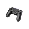 Laidinis žaidimų pultas TRACER SHOGUN PRO Black – 16 mygtukų, analoginis/digitalinis, 1,5 m laidas, vibracija, PC/PS4/PS3