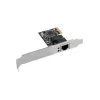 Vidinė tinklo plokštė LANBERG PCE-1GB-201, PCI Express, 1× RJ-45 Gigabit (1000 Mbit/s), juoda