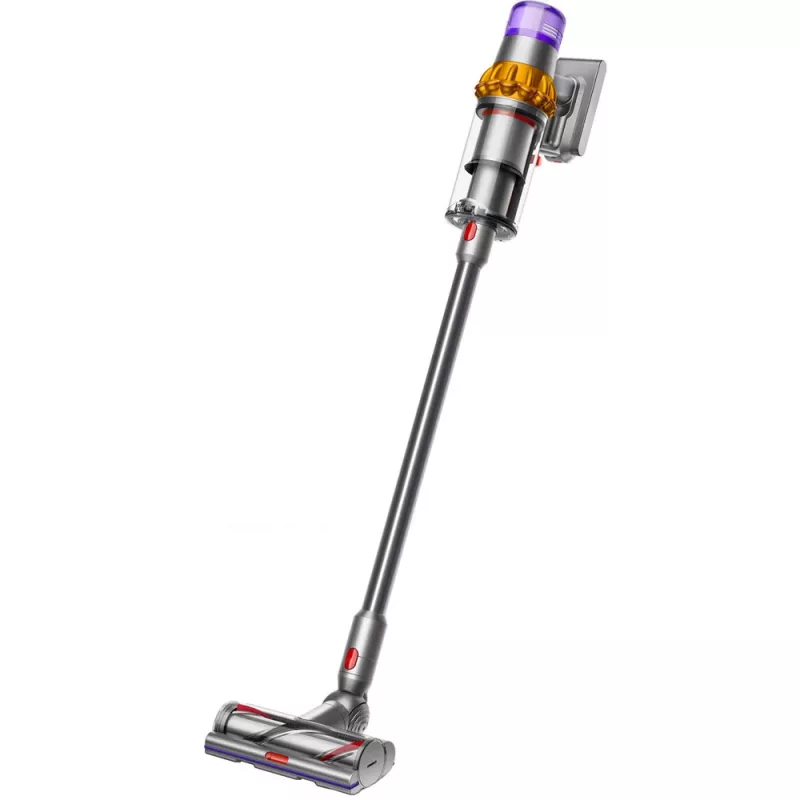 Dyson V15 Detect Absolute belaidis rankinis dulkių siurblys Nikelis, Geltona 446986-01