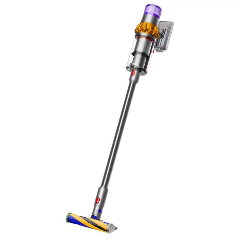 Dyson V15 Detect Absolute belaidis rankinis dulkių siurblys Nikelis, Geltona 446986-01