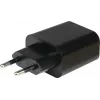 Įkroviklis PD-2020, USB-C įkroviklis (juodas, be laido, PD 20 W, Quick-Charge 3.0)