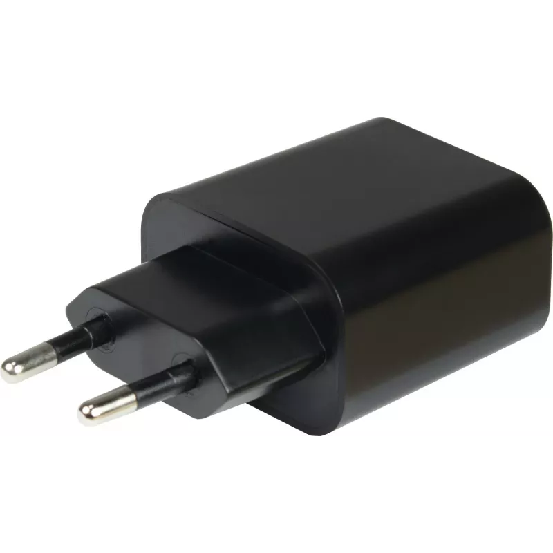 Įkroviklis PD-2020, USB-C įkroviklis (juodas, be laido, PD 20 W, Quick-Charge 3.0)