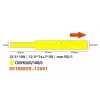 Termoetiketės NIIMBOT RXL12.5109-65Y 62 mm × 30 mm — ritinėlis