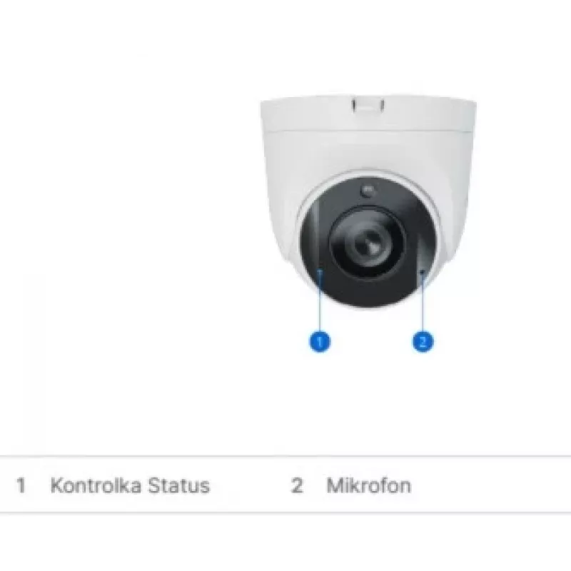 Synology TC500 apsaugos kamera IP kupolinė kamera Vidaus ir lauko 2880 x 1620 pikselių Lubos