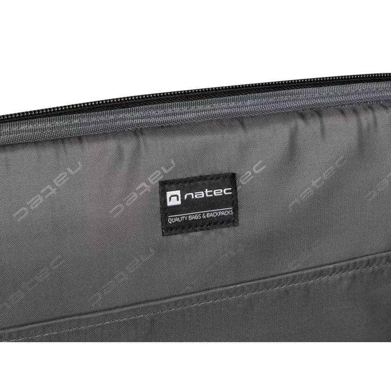 Portfelis NATEC Boxer Lite 39,6 cm (15,6 colio) – poliesteris, 2 skyriai, peties diržas, 410×305×65 mm, 750 g
