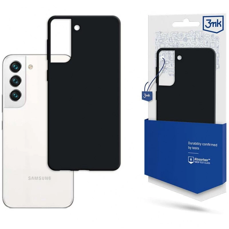 3MK Matt Case Samsung S23 S911 juoda (pažeista pakuotė)
