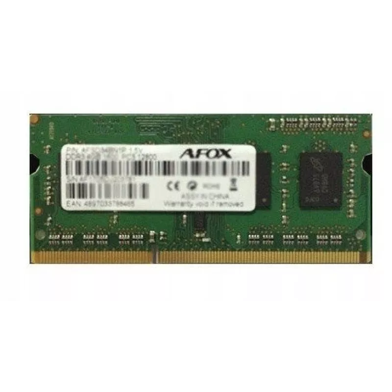 AFOX AFSD38AK1P 8 GB DDR3 SO-DIMM 1333 MHz nešiojamojo kompiuterio atmintis