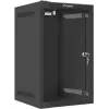 Sieninis stovas LANBERG WF10-2309-10B 9U, 469×280×310 mm, 10 colių gylis, juodos spalvos, IP20