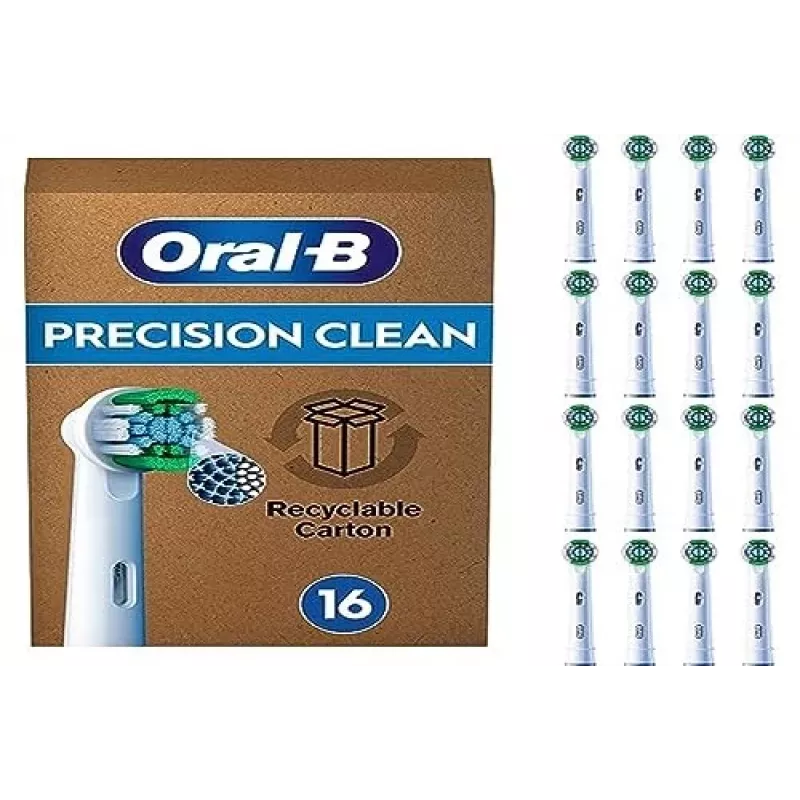 Oral B Precision Clean dantų šepetėlio galvutės 16 vnt. baltos