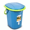 GreenBlue GB320BL nešiojamas kelioninis tualetas su kibirėliu, sėdyne, dangčiu ir rankena, 19 l